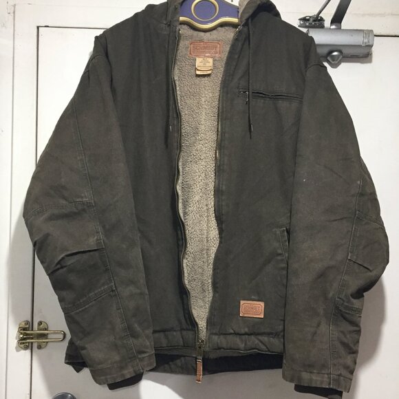 VINTAGE C.E. SCHMIDT WORKWEAR HOODIE JACKETS SIZE XL - Picture 2 of 8